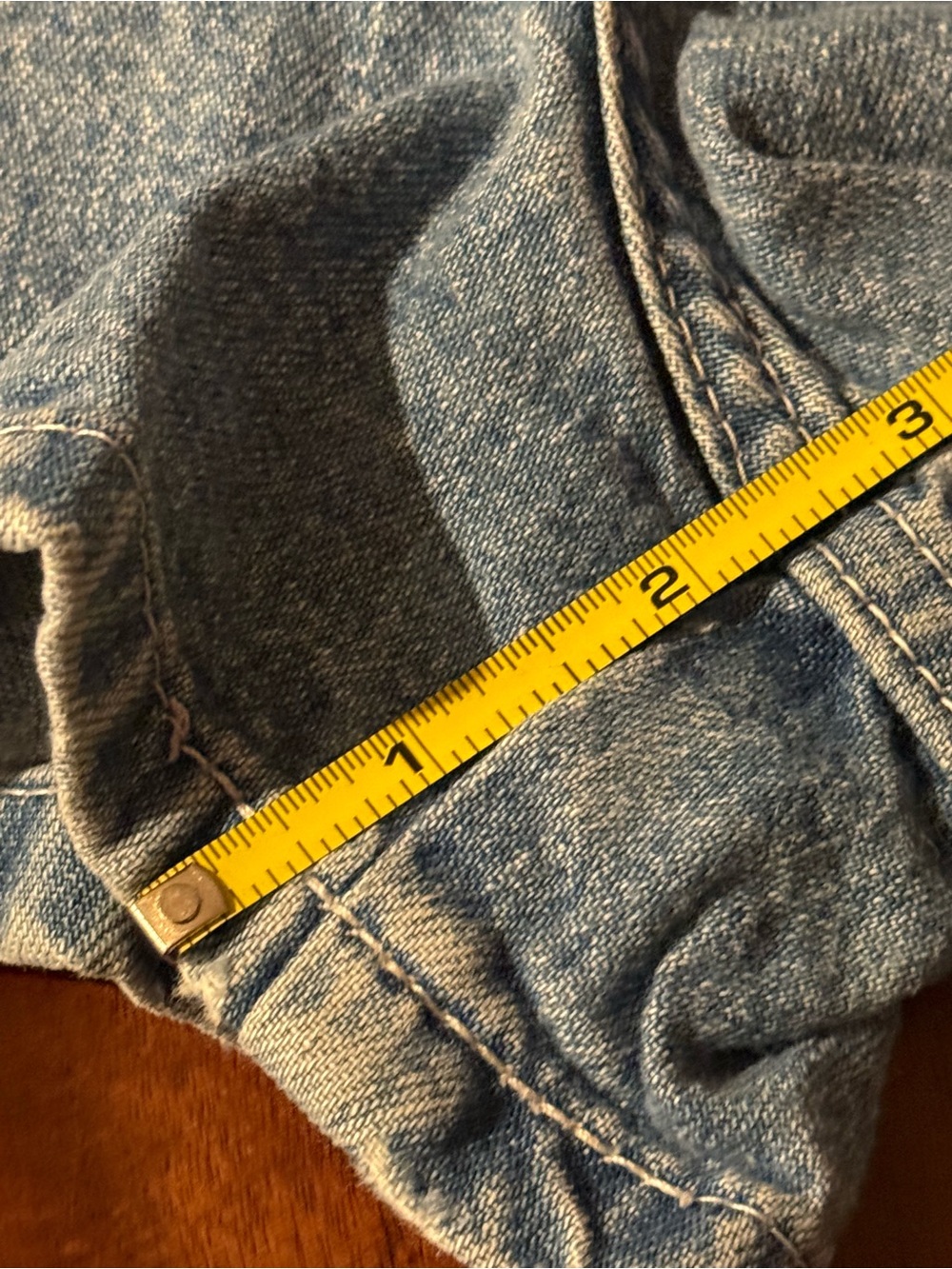 L.E.I. Women’s Jean Shorts, Great Condition! Junior’s Size 7, 100% Cotton - Picture 10 of 11